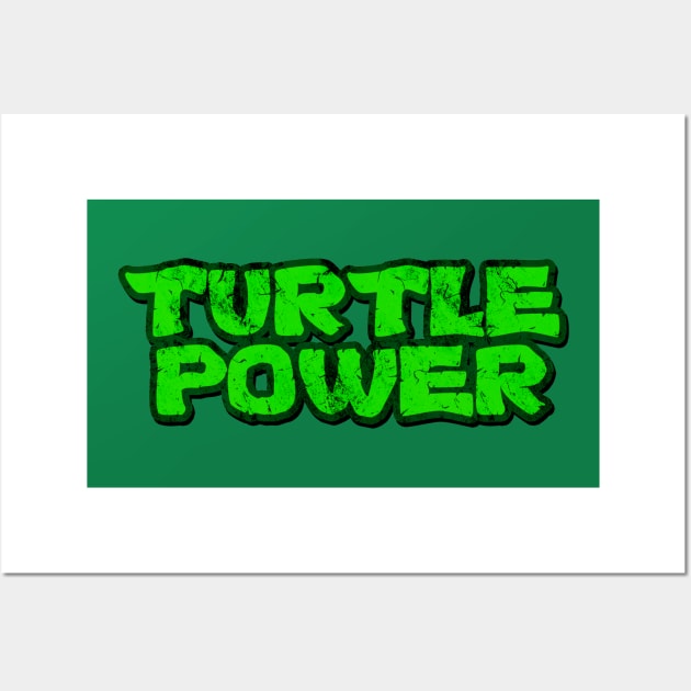 Turtle Power Wall Art by nataliawinyoto